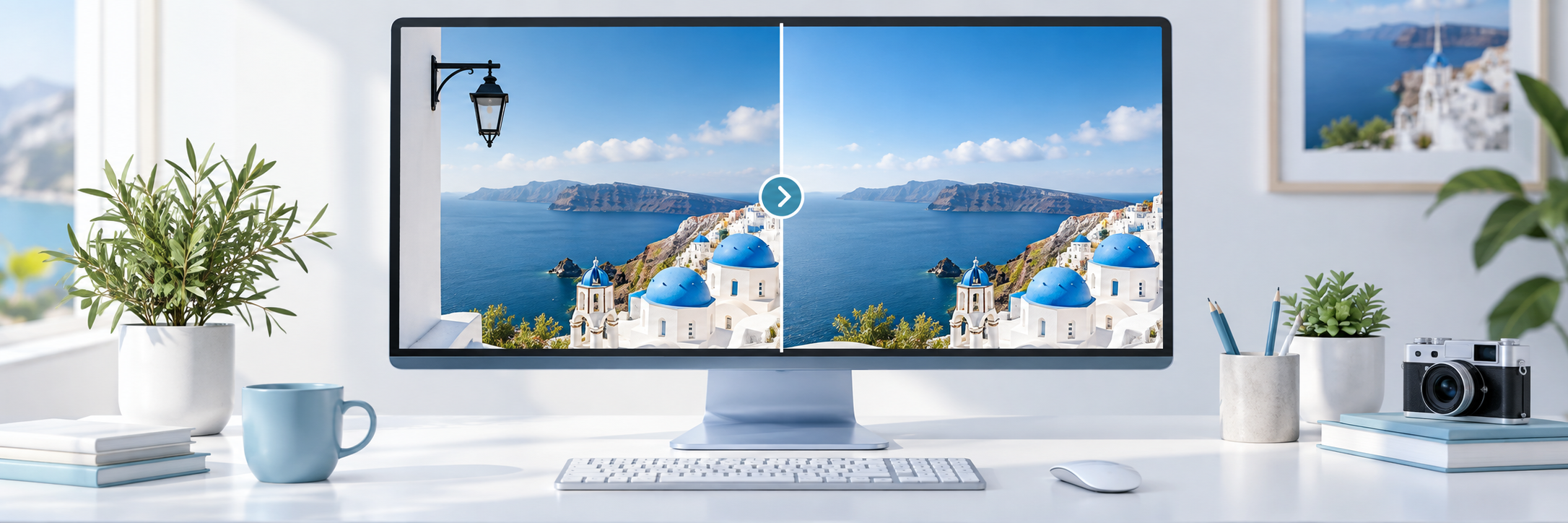 Authorized image workflow showing a visible overlay area and result review